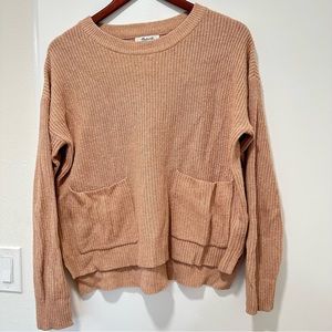 Madewell Small Salmon Pink Sweater